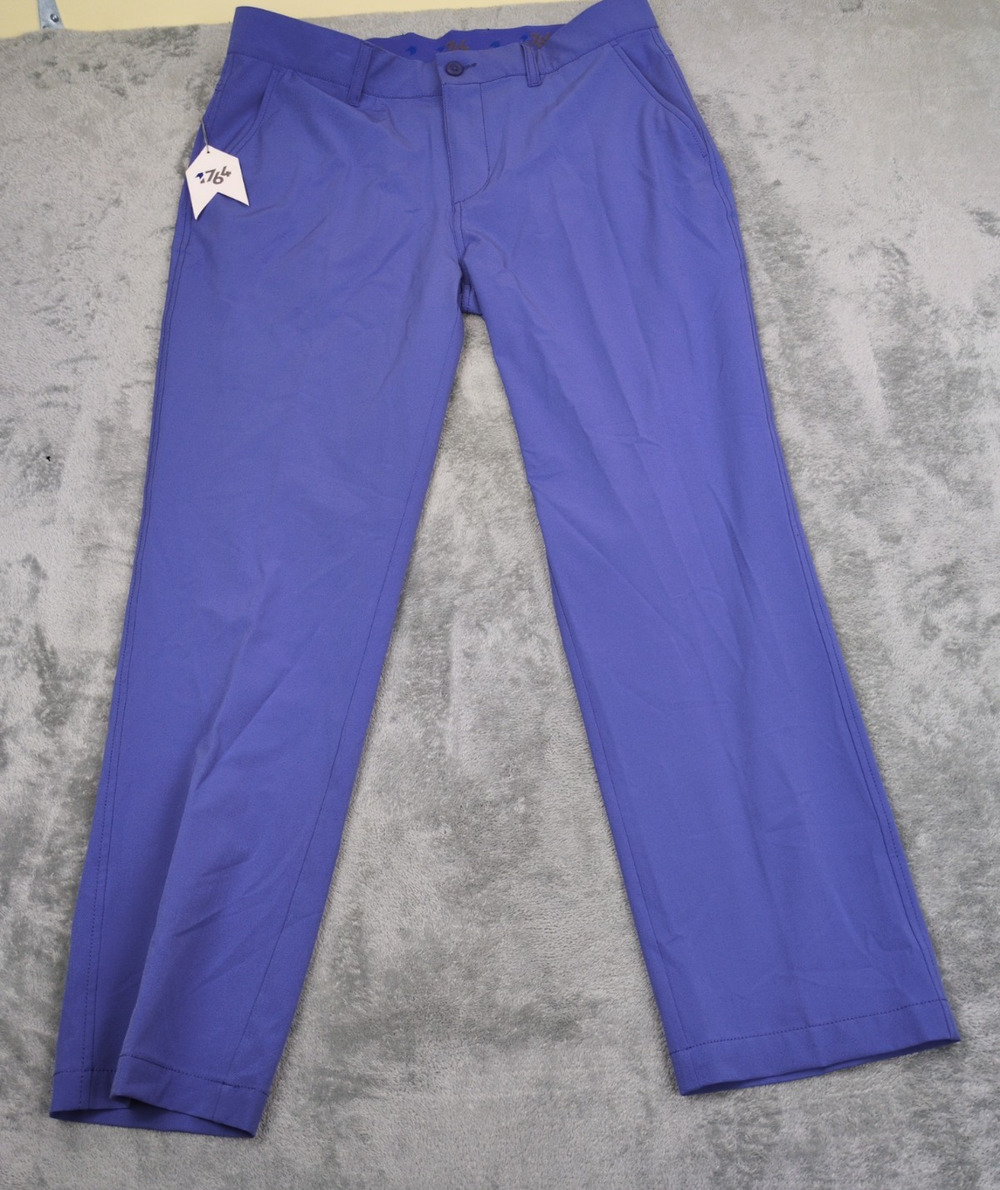 1764 Purple Performance Golf Pants Active Athletic Men's Size 34x30 NWT